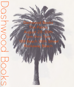 Dashwood Books The Palms Jason Jaworski