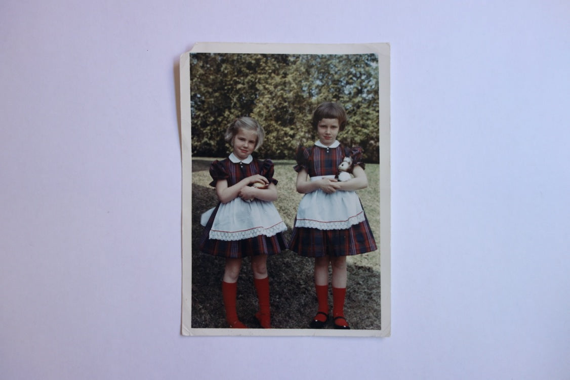 Two twin girls found photo from Los Angeles, CA - Collection of Jason Jaworski / SSK Press.