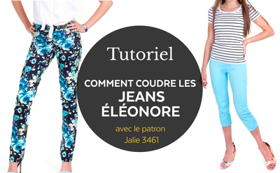 3461 / Jeans Éléonore à enfiler / Tutoriel vidéo