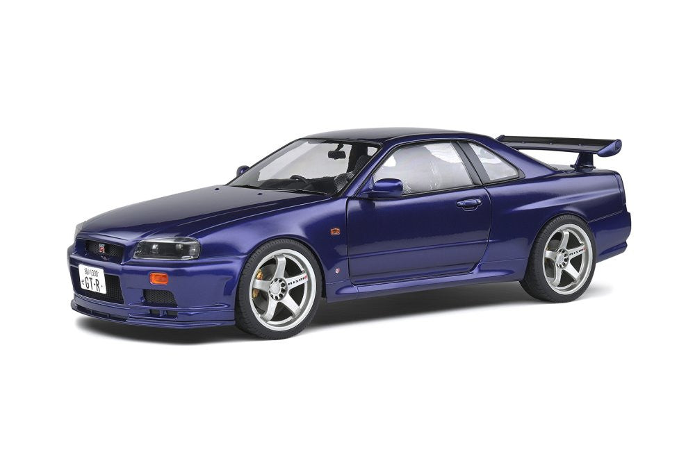 グッドふとんマーク取得 ミニカー 1/18 ニッサン スカイライン GTR R34