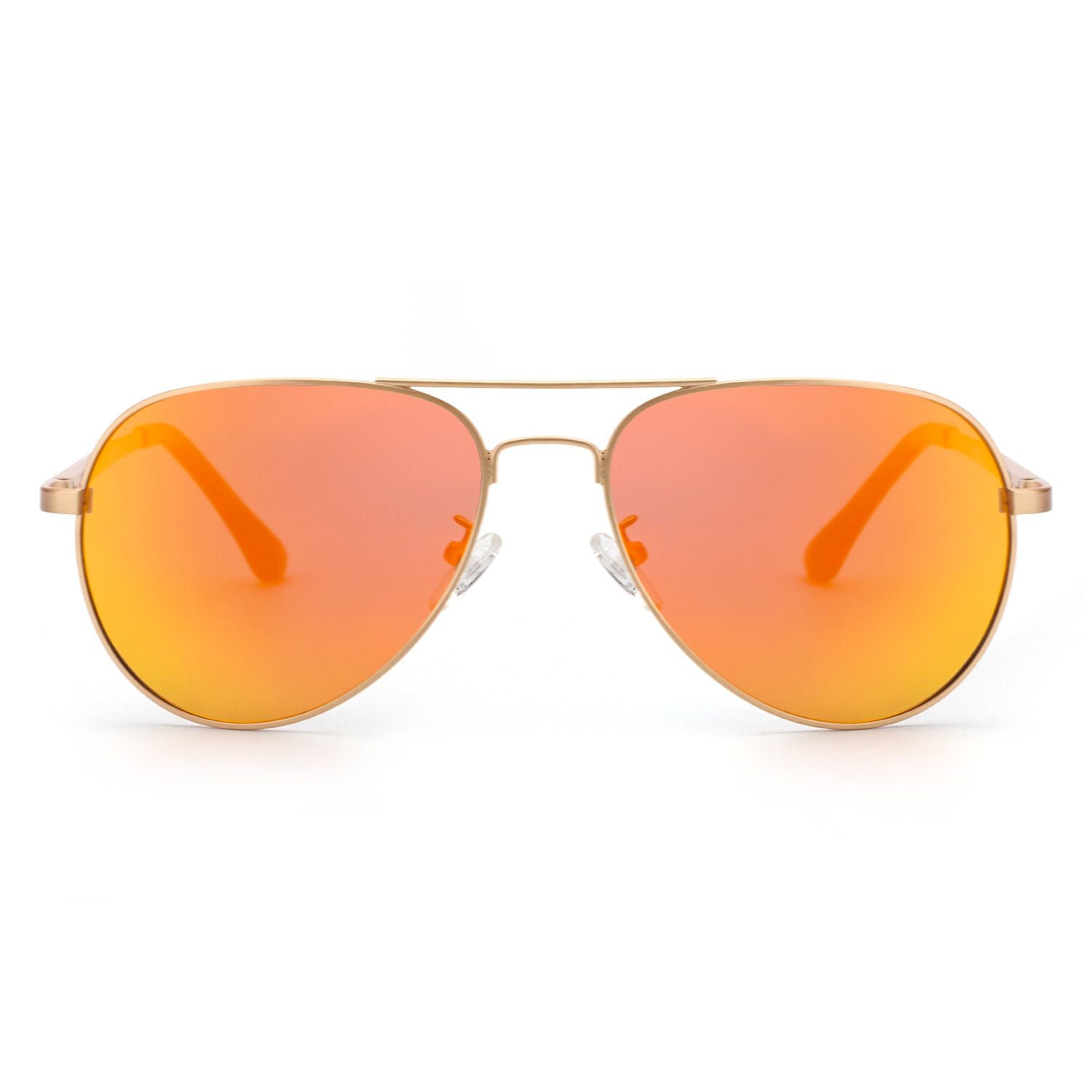 Quelife Women Men Vintage Retro Glasses Unisex Fashion Aviator Mirror Lens Sunglasses 
