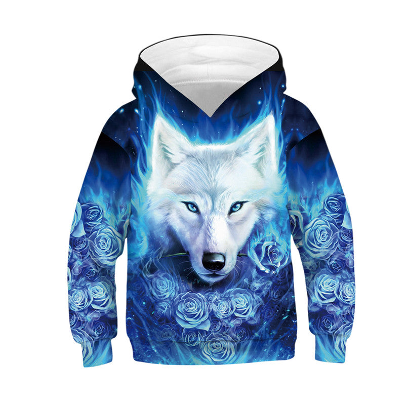 girls wolf hoodie