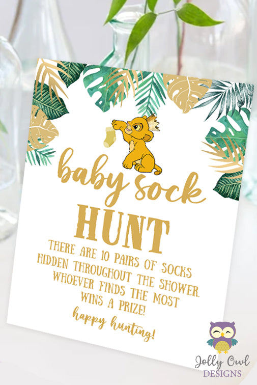 printable-baby-sock-hunt-sign-lion-king-themed-baby-shower-jolly