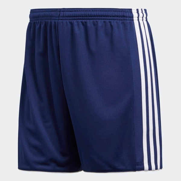 navy blue adidas soccer shorts