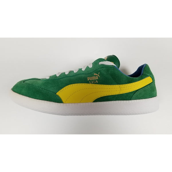 puma shoes green suede