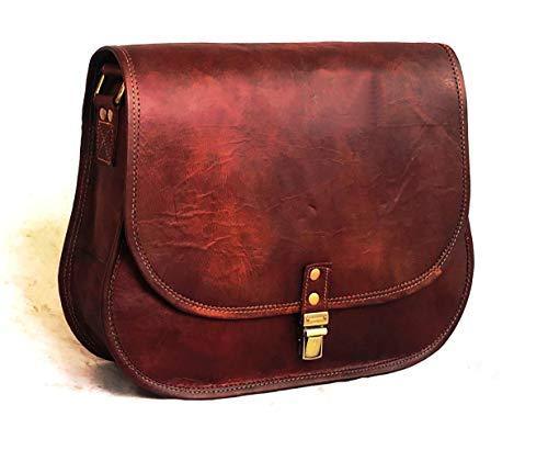 Leather Genuine Shoulder Purse Handbag Women Crossbody Tote Hobo Satchel 14 Inch