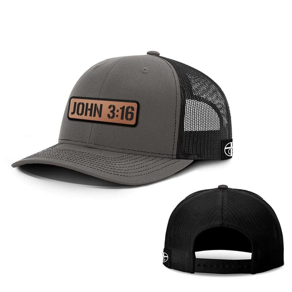 JOHN 3:16 Front  Jesus Saves Back Side Snapback Hat