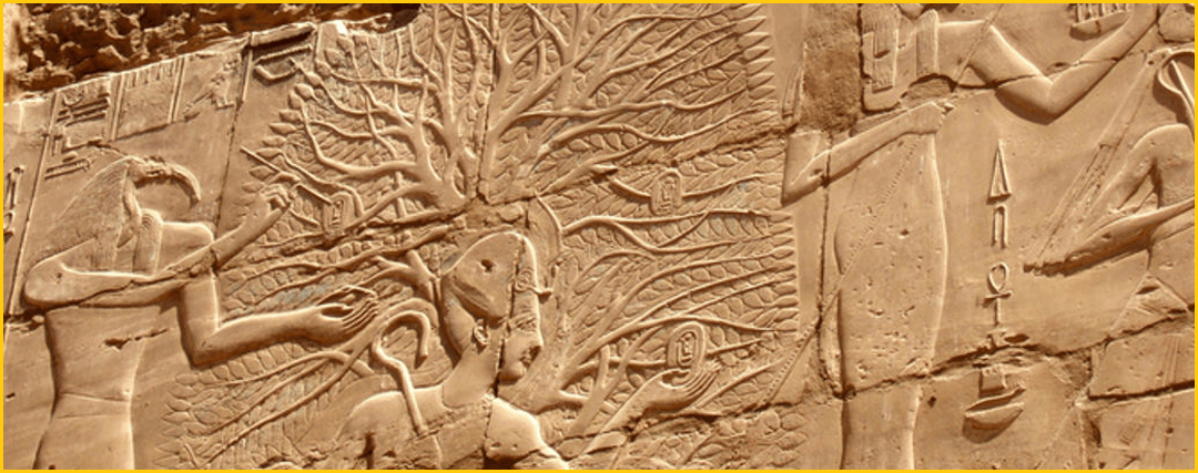 Arbre de Vie Egyptien Fresque