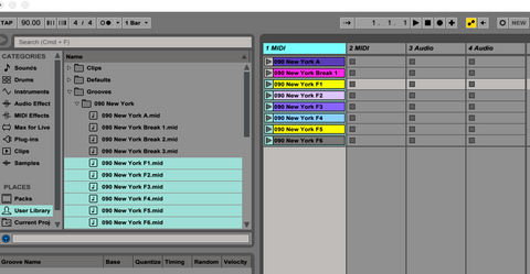 AbleTon Live Session View