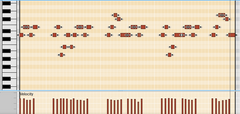 Reason 8 Piano Roll