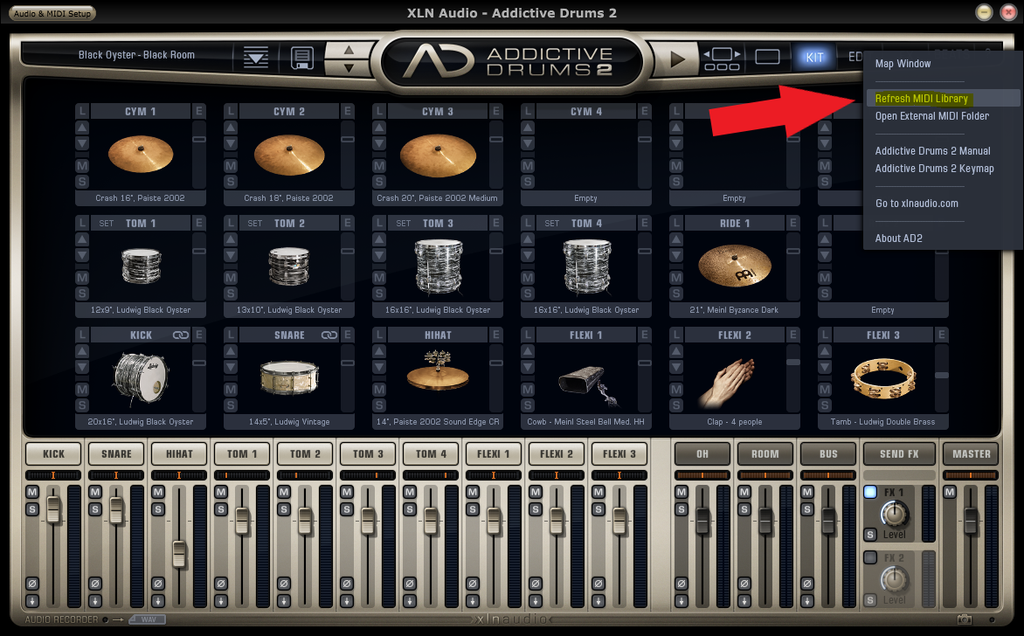 Addictive Drums 2 refresh library