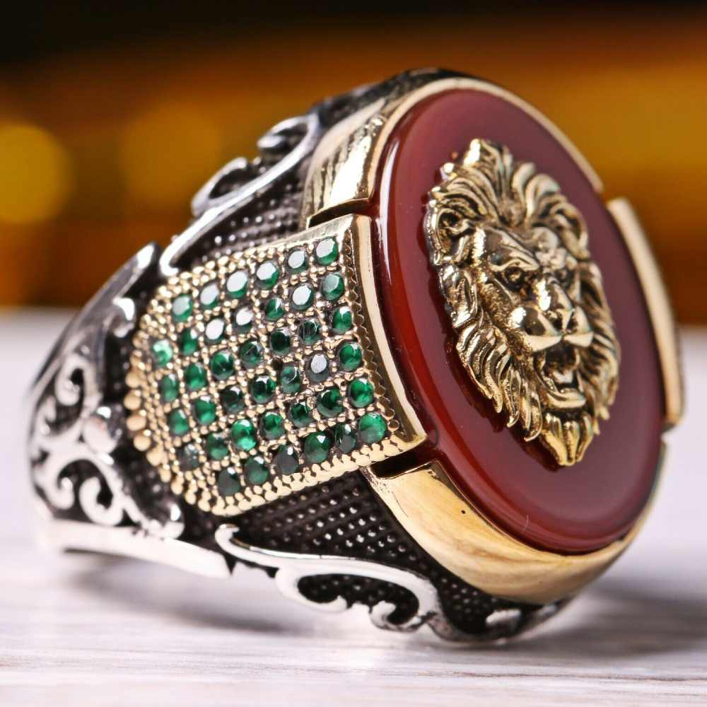Gift for him Ring Silver Man Ring Men\u2019s Root Emerald Silver Ring 925 Sterling Silver Ring For Man Emerald Ring Emerald Stone Men's Ring