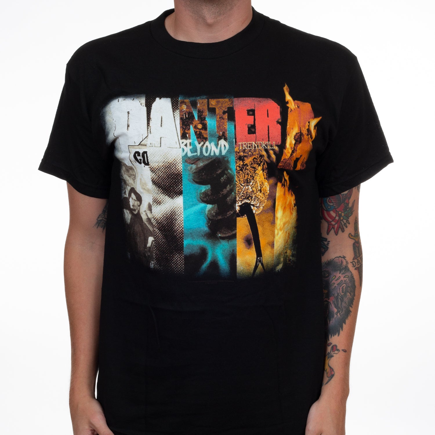 2XL Black T-Shirt L Pantera Collage M XL 
