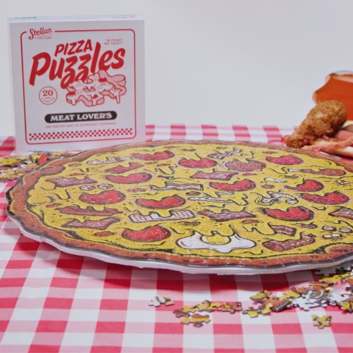 Pizza Puzzles Meat Lover's Stellar Factory