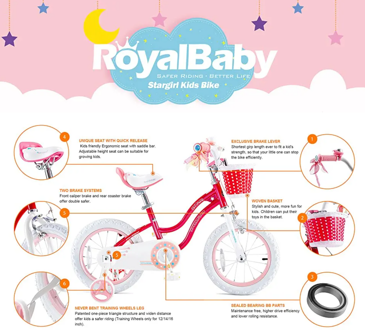 royalbaby stargirl bike