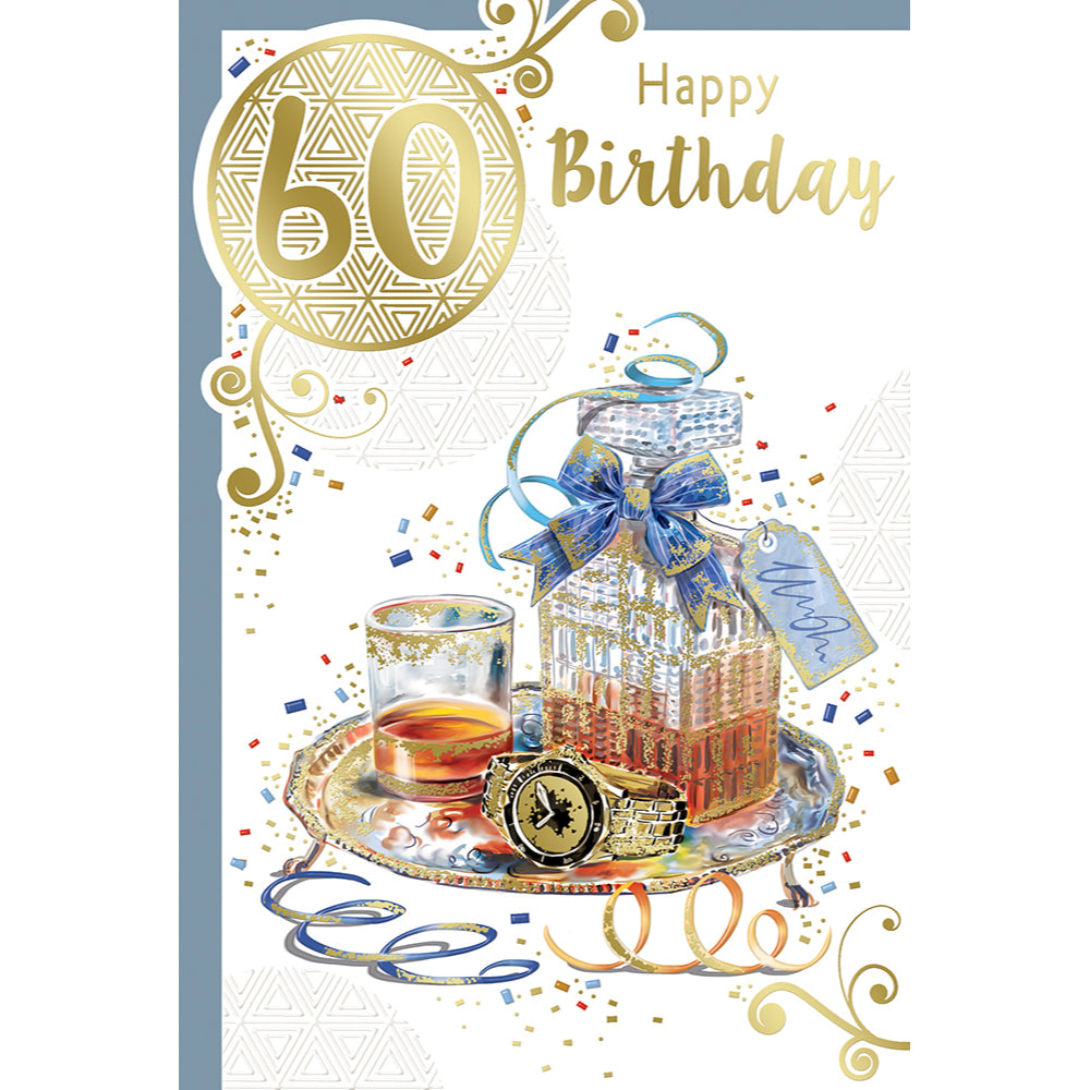Happy Birthday Open Male 60th Celebrity Style Greeting Card ...