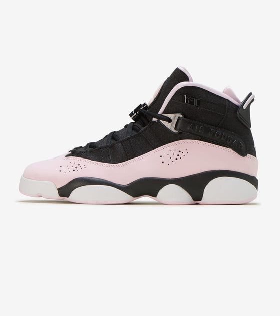 pink and black jordan 6 rings