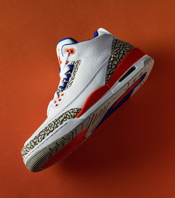 jordan 3 retro knicks men's shoe