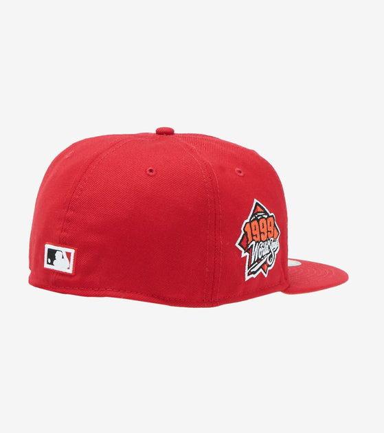 red world series fitted hat