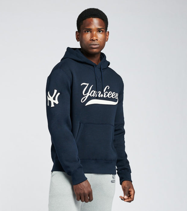 Ralph Lauren Yankees Hoodie - Blue - Size Large