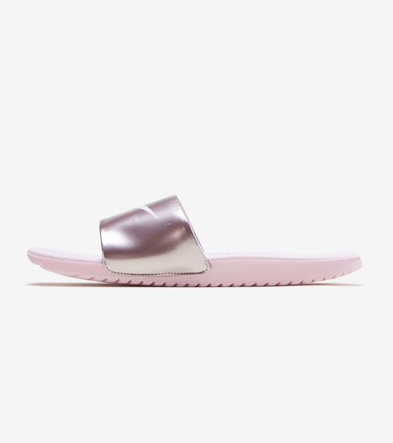 nike pink kawa slide