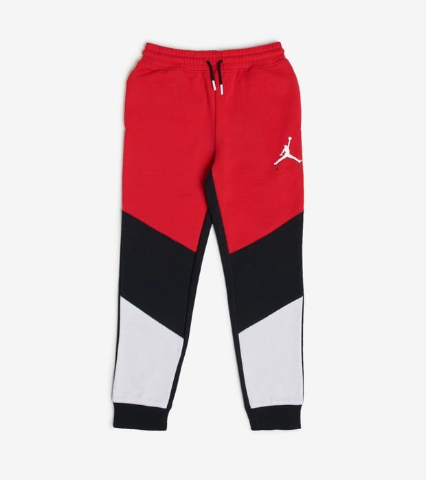white and red jordan sweatpants