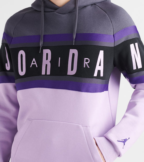 purple and black jordan hoodie