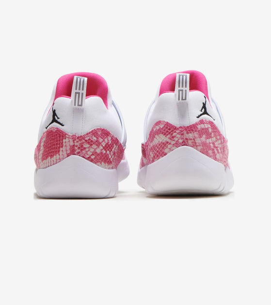 jordan retro 11 pink snakeskin grade school