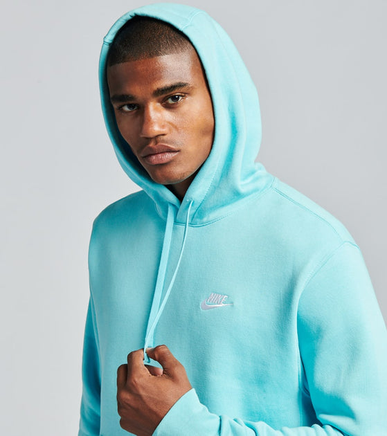 nike club lace up hoodie