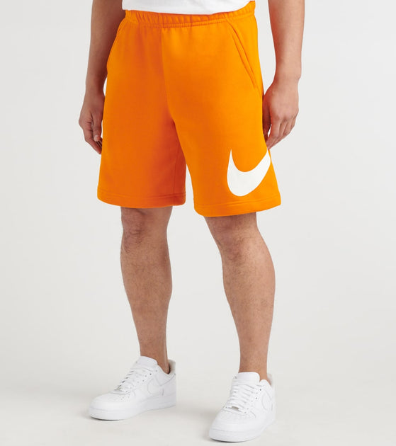 mens nike shorts orange