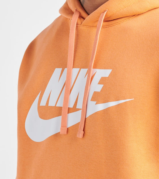 nike orange square hoodie