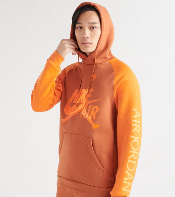 orange air jordan hoodie