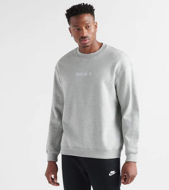 just do it grey sweatshirt