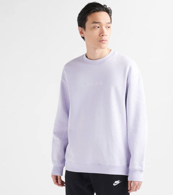 nike just do it lavender hoodie