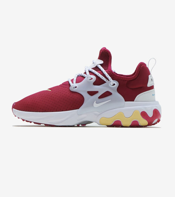 nike presto burgundy and black