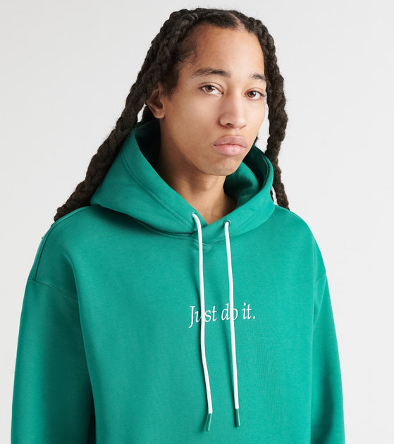 nike just do it hoodie green