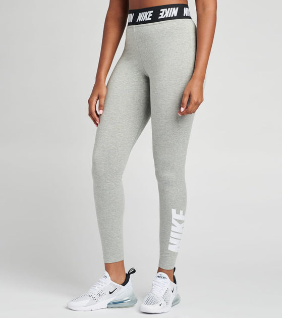 nike club leggings grey