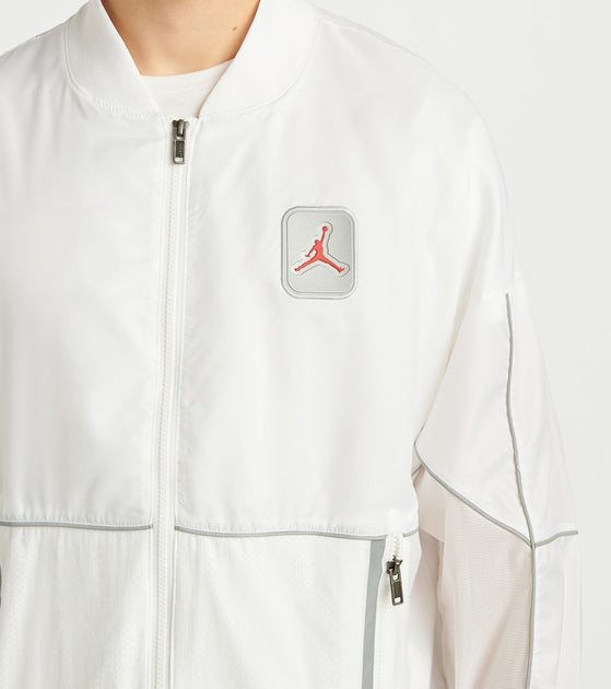 all white jordan jacket