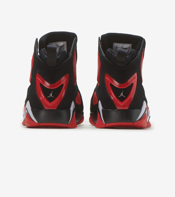 black and red jordan true flights