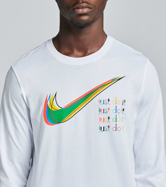 multi color nike shirt