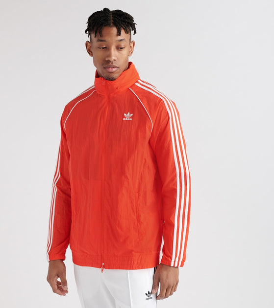 orange adidas windbreaker