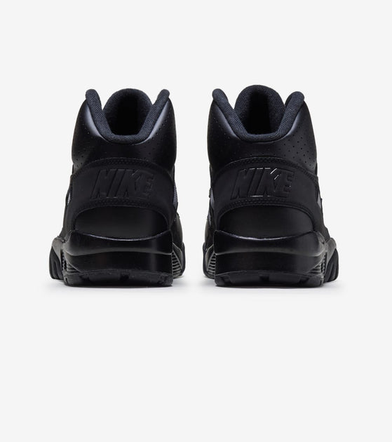 black air bubble trainers