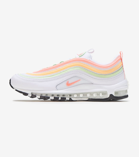 pink green and white air max 97