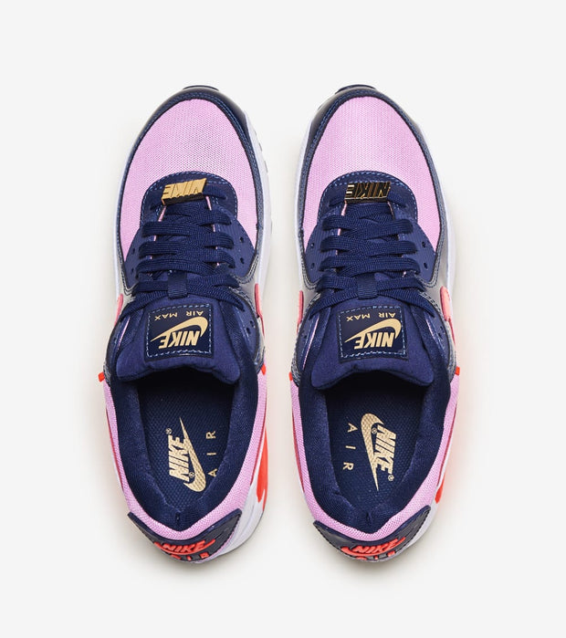 nike air max 90 cuban link obsidian pink