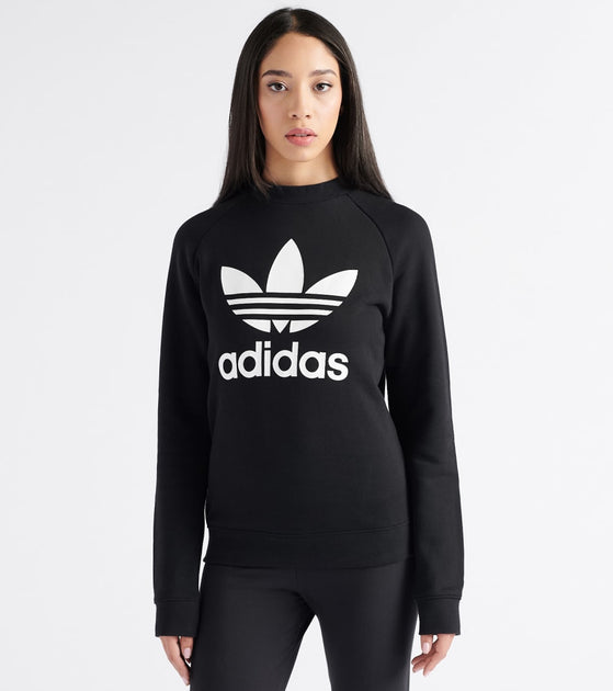 Adidas Trefoil Crewneck Sweatshirt (Black) - DV2612-001 | Jimmy Jazz