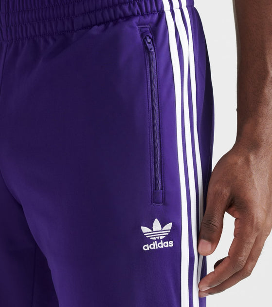 purple adidas pants