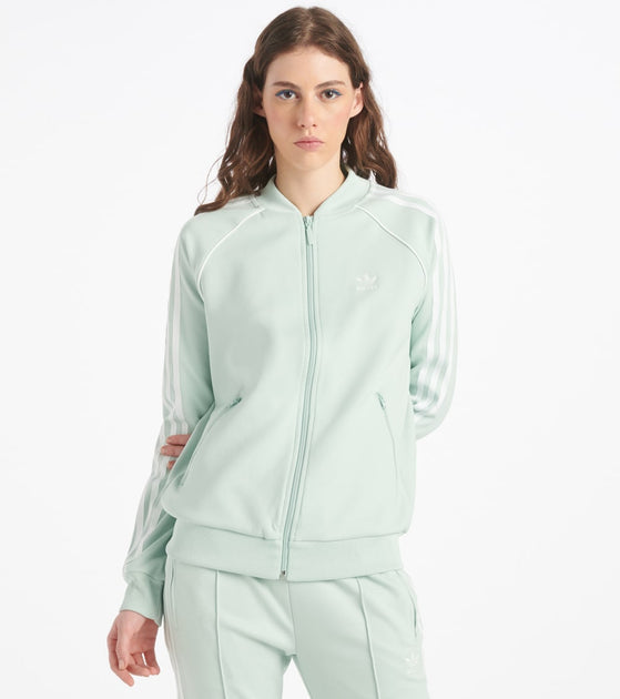 adidas sst track jacket green