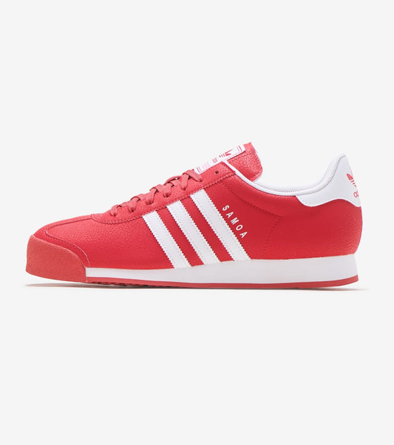 adidas samoa red and white