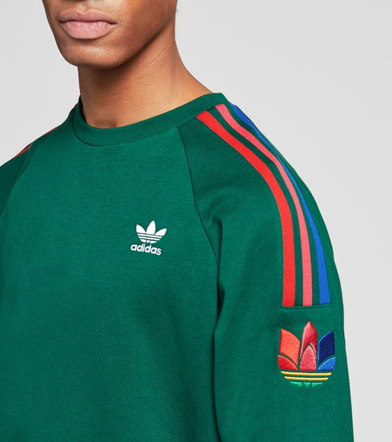 green adidas crew neck