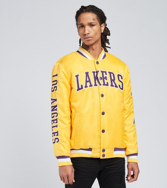 white lakers jacket